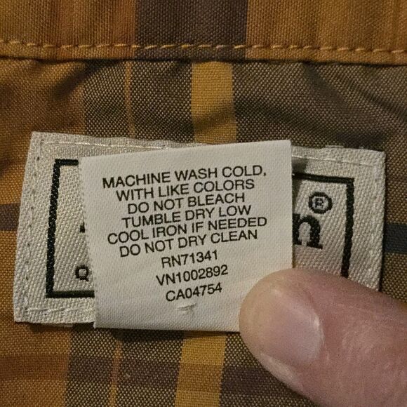 LL Bean Plaid Performance Men's L Reg Polyester/Nylon Hiking Outdoors - Picture 5 of 9